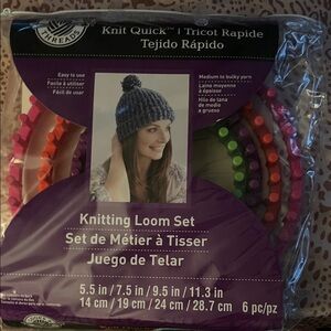Knitting Loom Set - Purple and Green
